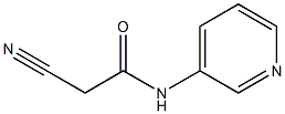 2-cyano-N-pyridin-3-ylacetamide 结构式