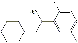 2-cyclohexyl-1-(2,5-dimethylphenyl)ethan-1-amine Structure
