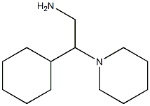 2-cyclohexyl-2-piperidin-1-ylethanamine 结构式