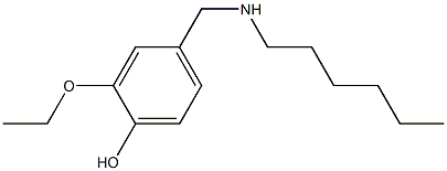 2-ethoxy-4-[(hexylamino)methyl]phenol