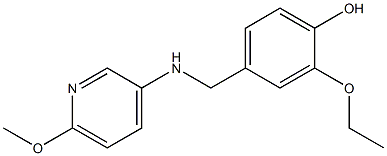 2-ethoxy-4-{[(6-methoxypyridin-3-yl)amino]methyl}phenol