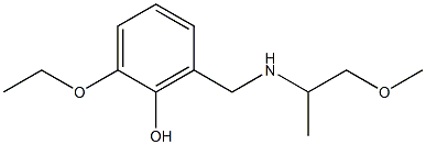 2-ethoxy-6-{[(1-methoxypropan-2-yl)amino]methyl}phenol