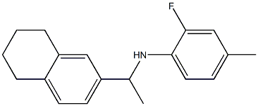 2-fluoro-4-methyl-N-[1-(5,6,7,8-tetrahydronaphthalen-2-yl)ethyl]aniline