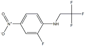 2-fluoro-4-nitro-N-(2,2,2-trifluoroethyl)aniline Struktur