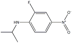 2-fluoro-4-nitro-N-(propan-2-yl)aniline Struktur