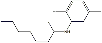  2-fluoro-5-methyl-N-(octan-2-yl)aniline