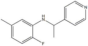 2-fluoro-5-methyl-N-[1-(pyridin-4-yl)ethyl]aniline|