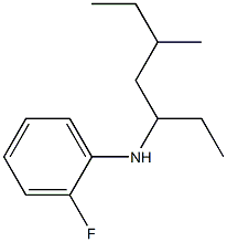 2-fluoro-N-(5-methylheptan-3-yl)aniline Structure