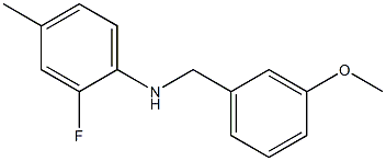 2-fluoro-N-[(3-methoxyphenyl)methyl]-4-methylaniline|