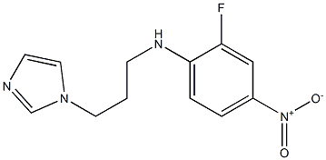 2-fluoro-N-[3-(1H-imidazol-1-yl)propyl]-4-nitroaniline|