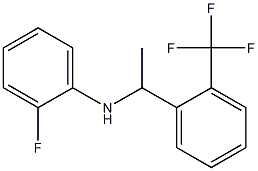 2-fluoro-N-{1-[2-(trifluoromethyl)phenyl]ethyl}aniline|