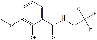 2-hydroxy-3-methoxy-N-(2,2,2-trifluoroethyl)benzamide Structure