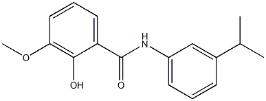 2-hydroxy-3-methoxy-N-[3-(propan-2-yl)phenyl]benzamide