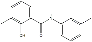 2-hydroxy-3-methyl-N-(3-methylphenyl)benzamide Structure