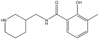 2-hydroxy-3-methyl-N-(piperidin-3-ylmethyl)benzamide Struktur