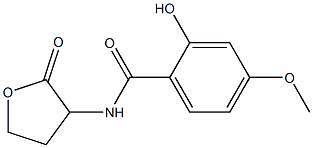 2-hydroxy-4-methoxy-N-(2-oxooxolan-3-yl)benzamide Structure