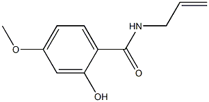 2-hydroxy-4-methoxy-N-(prop-2-en-1-yl)benzamide Struktur