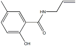 2-hydroxy-5-methyl-N-(prop-2-en-1-yl)benzamide,,结构式