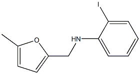 2-iodo-N-[(5-methylfuran-2-yl)methyl]aniline Struktur