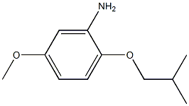 2-isobutoxy-5-methoxyaniline 化学構造式