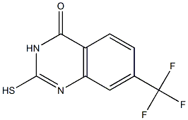 2-mercapto-7-(trifluoromethyl)quinazolin-4(3H)-one,,结构式