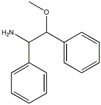 2-methoxy-1,2-diphenylethan-1-amine,,结构式