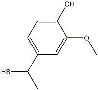  2-methoxy-4-(1-sulfanylethyl)phenol