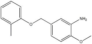 2-methoxy-5-(2-methylphenoxymethyl)aniline