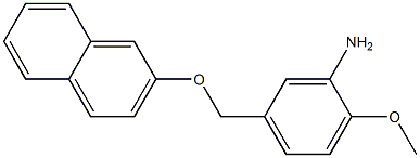2-methoxy-5-[(naphthalen-2-yloxy)methyl]aniline Structure