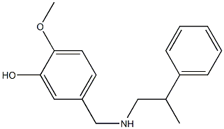  2-methoxy-5-{[(2-phenylpropyl)amino]methyl}phenol