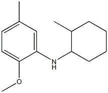  2-methoxy-5-methyl-N-(2-methylcyclohexyl)aniline