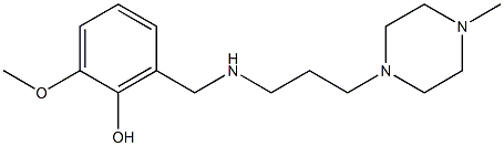 2-methoxy-6-({[3-(4-methylpiperazin-1-yl)propyl]amino}methyl)phenol Structure