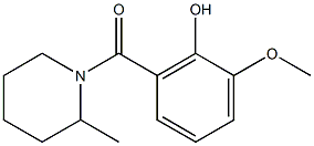 2-methoxy-6-[(2-methylpiperidin-1-yl)carbonyl]phenol|