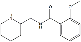 2-methoxy-N-(piperidin-2-ylmethyl)benzamide Structure