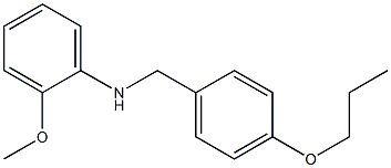 2-methoxy-N-[(4-propoxyphenyl)methyl]aniline|