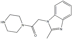 2-methyl-1-(2-oxo-2-piperazin-1-ylethyl)-1H-benzimidazole