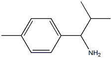 2-methyl-1-(4-methylphenyl)propan-1-amine,,结构式