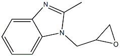 2-methyl-1-(oxiran-2-ylmethyl)-1H-1,3-benzodiazole Structure