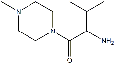 2-methyl-1-[(4-methylpiperazin-1-yl)carbonyl]propylamine 结构式