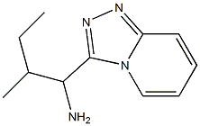 2-methyl-1-[1,2,4]triazolo[4,3-a]pyridin-3-ylbutan-1-amine 结构式