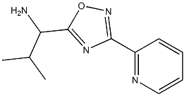 2-methyl-1-[3-(pyridin-2-yl)-1,2,4-oxadiazol-5-yl]propan-1-amine