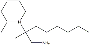 2-methyl-2-(2-methylpiperidin-1-yl)octan-1-amine Struktur