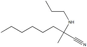 2-methyl-2-(propylamino)octanenitrile