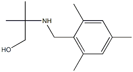 2-methyl-2-{[(2,4,6-trimethylphenyl)methyl]amino}propan-1-ol,,结构式