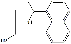 2-methyl-2-{[1-(naphthalen-1-yl)ethyl]amino}propan-1-ol Structure