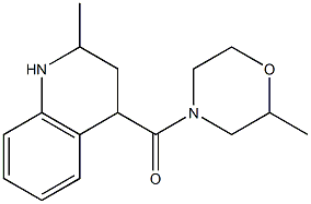 2-methyl-4-[(2-methylmorpholin-4-yl)carbonyl]-1,2,3,4-tetrahydroquinoline|