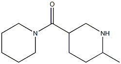 2-methyl-5-(piperidin-1-ylcarbonyl)piperidine,,结构式