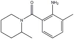 2-methyl-6-[(2-methylpiperidin-1-yl)carbonyl]aniline Structure