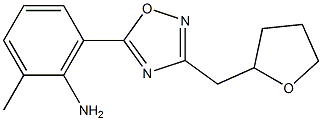 2-methyl-6-[3-(oxolan-2-ylmethyl)-1,2,4-oxadiazol-5-yl]aniline