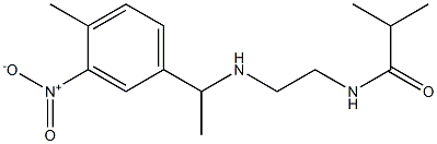 2-methyl-N-(2-{[1-(4-methyl-3-nitrophenyl)ethyl]amino}ethyl)propanamide|